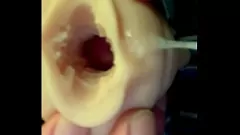 play Glans de champignon à grosse bite jouant la chatte bouffante - finition crémeuse pré-écumement