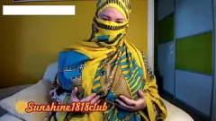 play Hijab-Wearing Turkish Arab Wife Gets Naughty on Camera - Big Boobs & Big Ass
